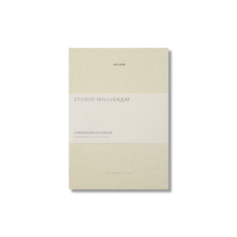 Linen Bound Notebook Dot Grid A5