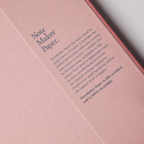 Linen Bound Notebook Dot Grid A5