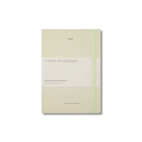 Linen Bound Notebook Ruled A5