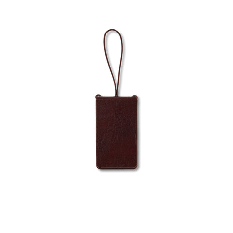 Recycled Leather Luggage Tag