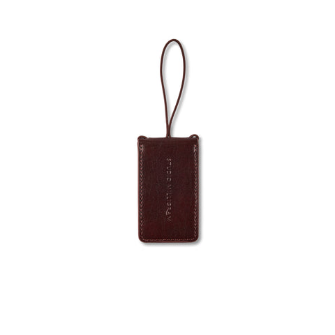 Recycled Leather Luggage Tag
