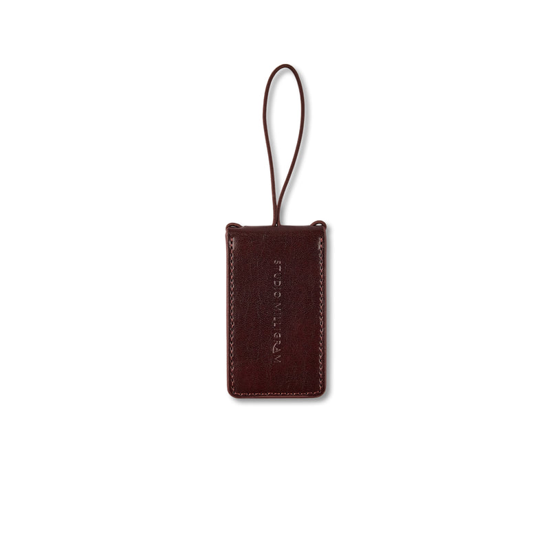 Recycled Leather Luggage Tag