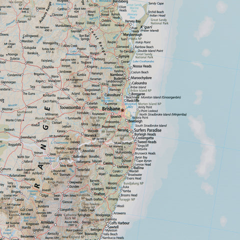 Australia Wall Map