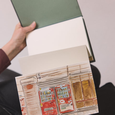 Refillable Journal Accordion Watercolour Insert A5