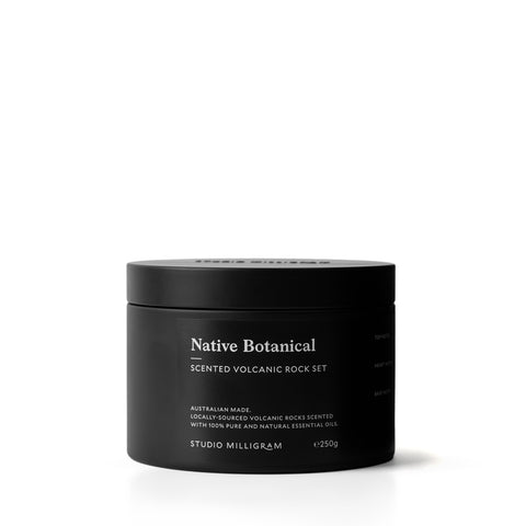 Native Botanical Volcanic Rocks Tin