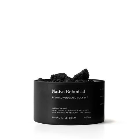 Native Botanical Volcanic Rocks Tin