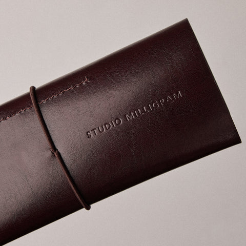 Recycled Leather Pen Case