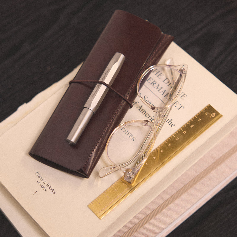 Recycled Leather Pen Case