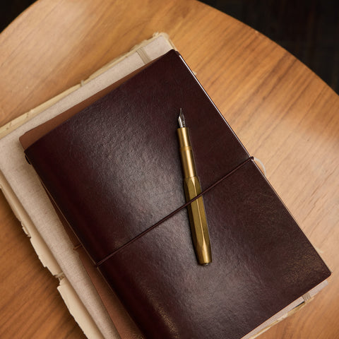 Refillable Leather Journal Set A5