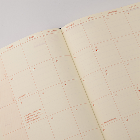 monthly diaries