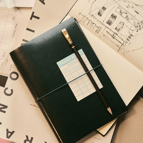 Refillable Leather Journal Set A5