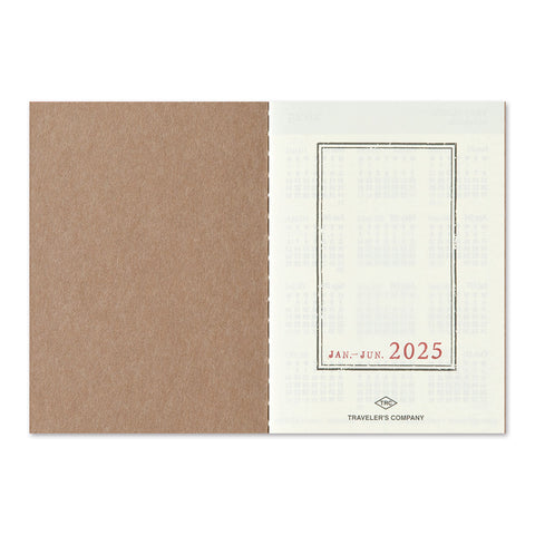 2025 Traveler's Notebook Diary Refill Weekly Passport