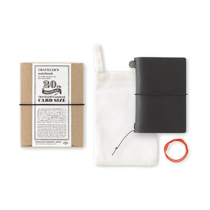 Traveler's Notebook 20th Ann. Card Size Set