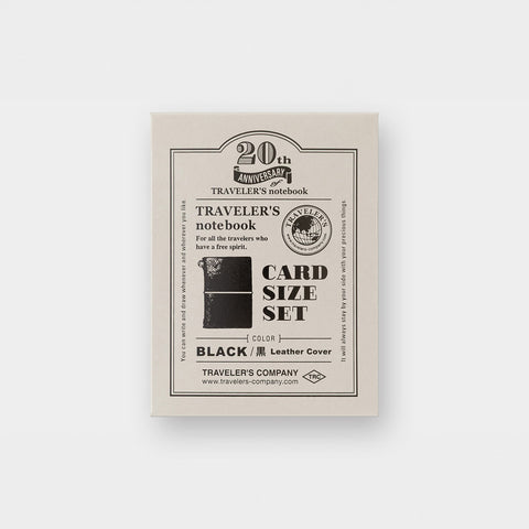 Traveler's Notebook 20th Ann. Card Size Set