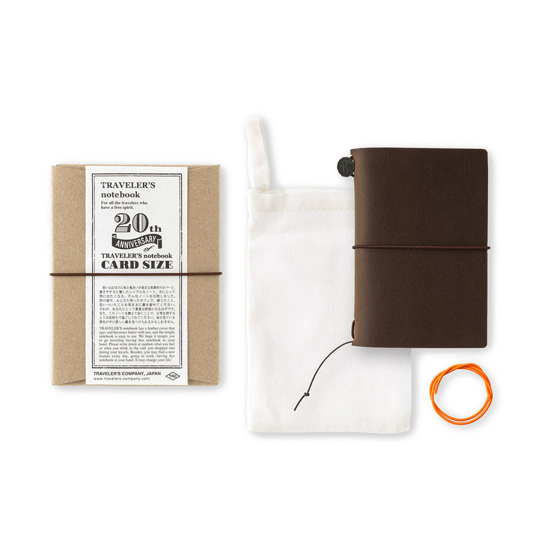 Traveler's Notebook 20th Ann. Card Size Set