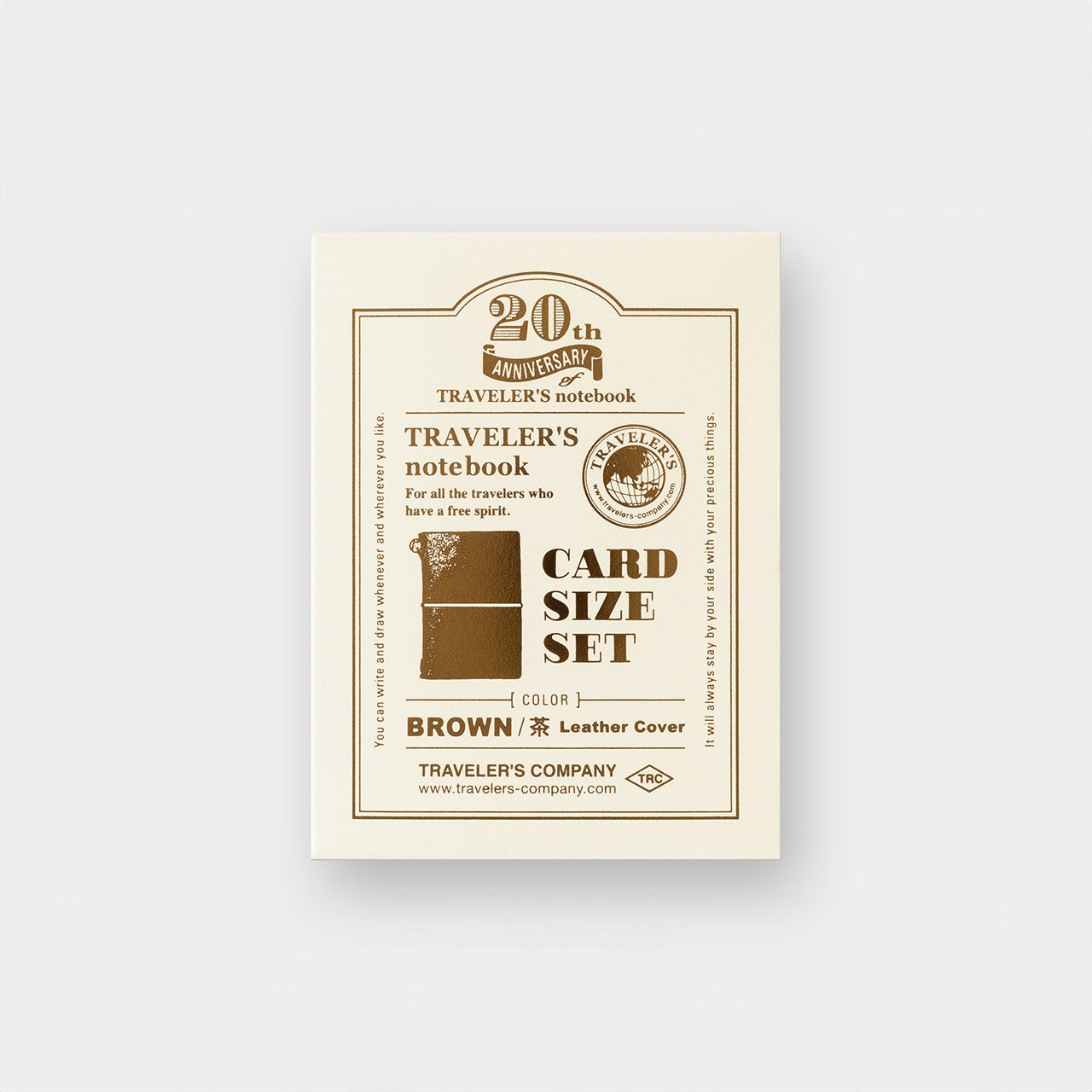 Traveler's Notebook 20th Ann. Card Size Set – Milligram