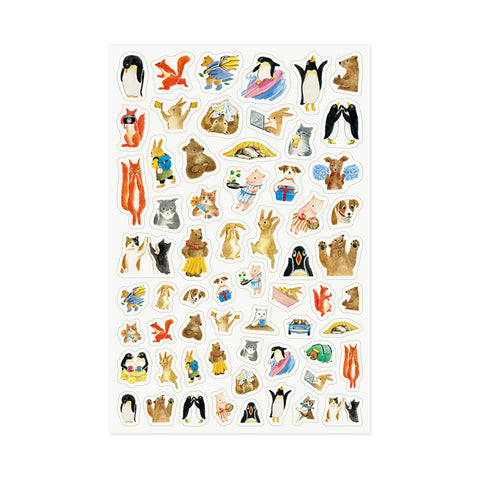 Animal Decoration Stickers Single Sheet