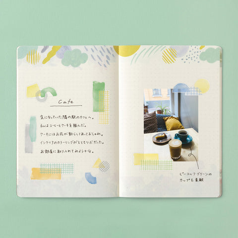 Collage Watercolour Motif Sticker Sheets Set of 2