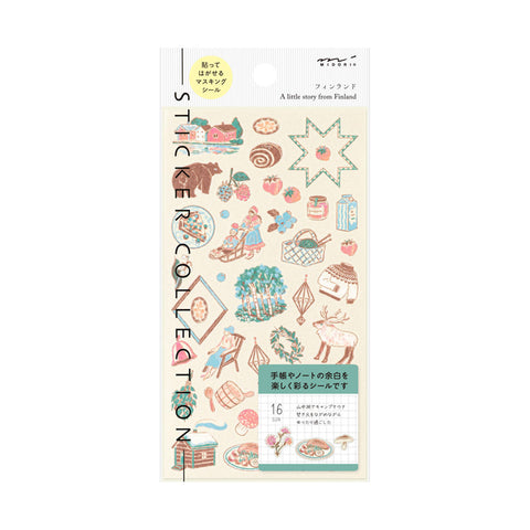 Country Motif Journal Stickers