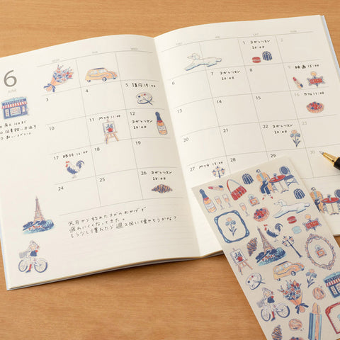 Country Motif Journal Stickers