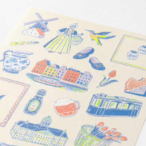 Country Motif Journal Stickers