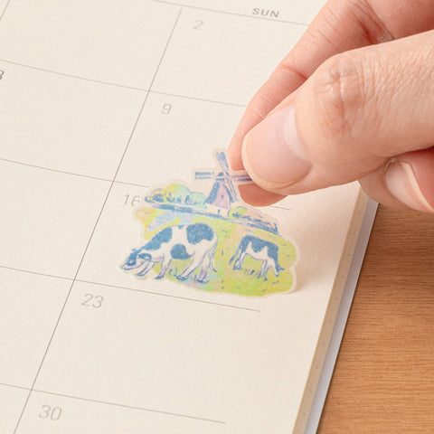 Country Motif Journal Stickers