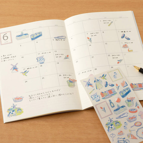 Country Motif Journal Stickers