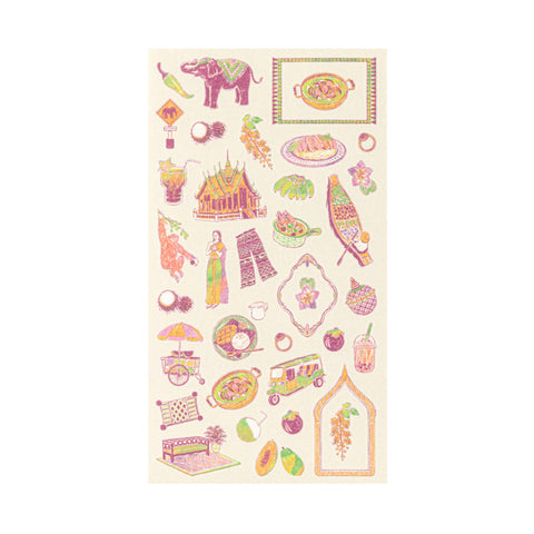 Country Motif Journal Stickers