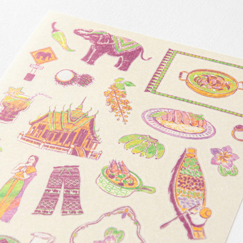 Country Motif Journal Stickers