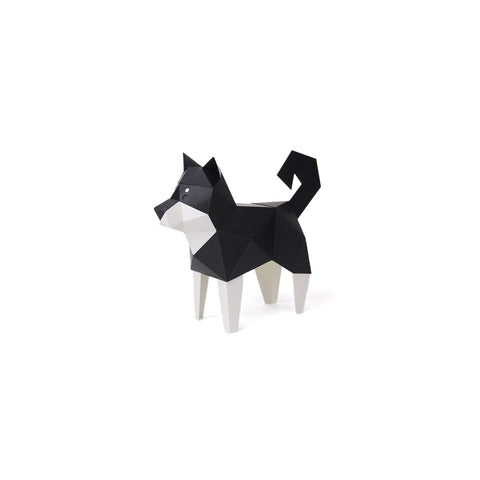 Black Dog 3D Paper Craft Kit