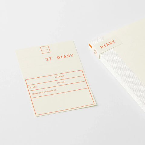 MD 2027 Notebook Diary Monthly A5 Thin