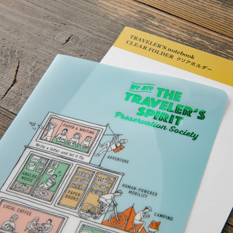 2026 Traveler's Notebook Diary Clear Folder