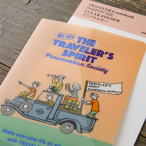 2026 Traveler's Notebook Diary Clear Folder