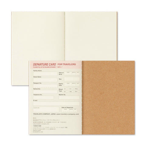 Traveler's Notebook 2027 Diary Refill Monthly