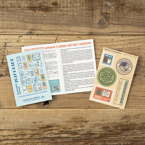 Traveler's Notebook 2027 Diary Refill Monthly
