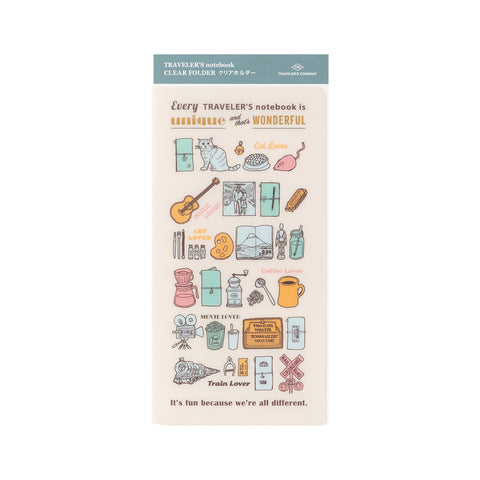 Traveler's Notebook 2027 Diary Refill Limited Edition Clear Folder