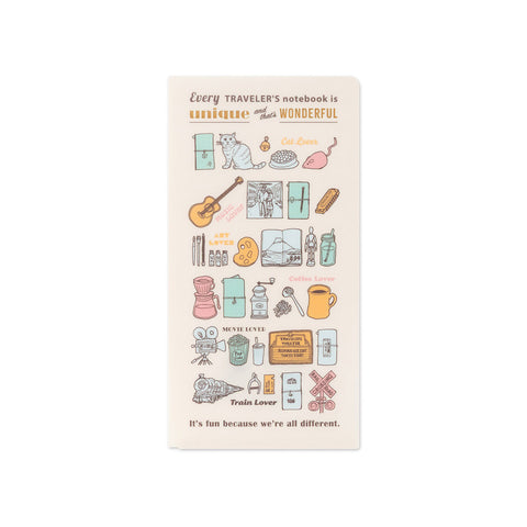 Traveler's Notebook 2027 Diary Refill Limited Edition Clear Folder