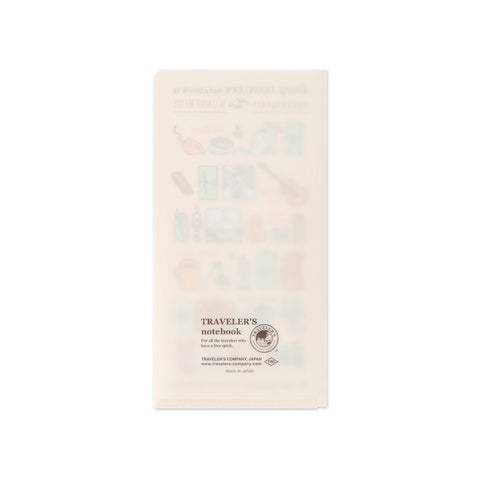 Traveler's Notebook 2027 Diary Refill Limited Edition Clear Folder