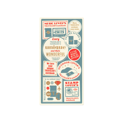 Traveler's Notebook 2027 Diary Refill Plastic Backing Sheet