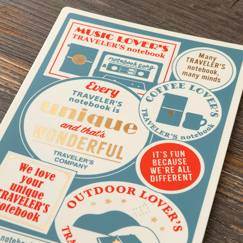 Traveler's Notebook 2027 Diary Refill Plastic Backing Sheet