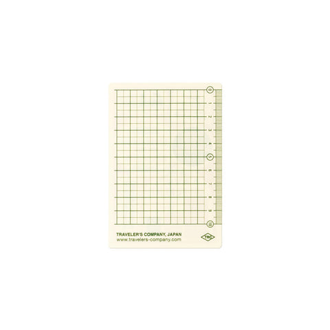 Traveler's Notebook 2027 Diary Refill Plastic Backing Sheet