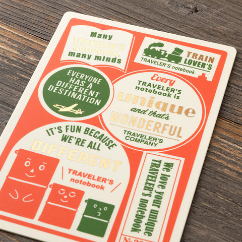 Traveler's Notebook 2027 Diary Refill Plastic Backing Sheet
