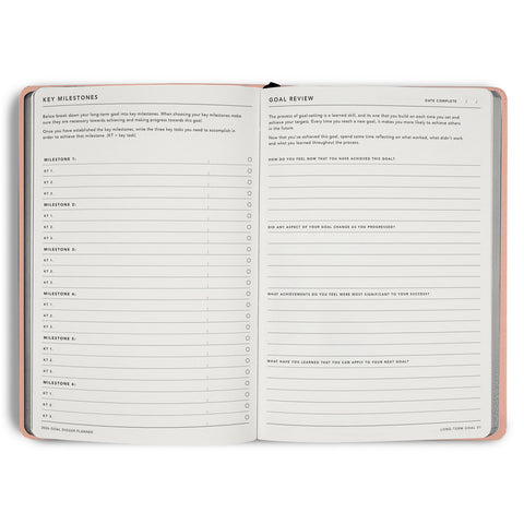 2026 Progress Over Perfection Goal Digger Weekly Action Diary B5