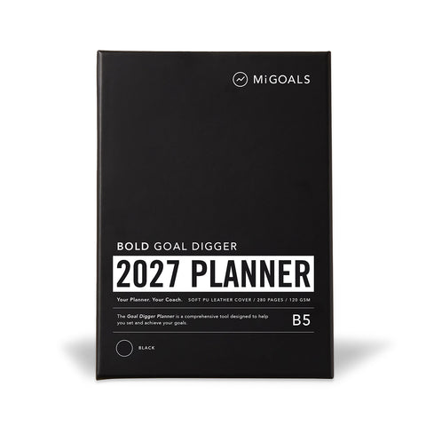 2027 Bold Goal Digger Weekly Diary B5