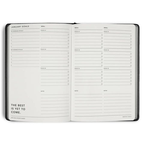 2027 "I Am Manifesto" Goal Digger Weekly Action Diary B5