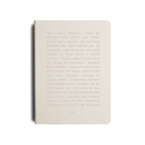 2027 "I Am Manifesto" Goal Digger Weekly Action Diary B5