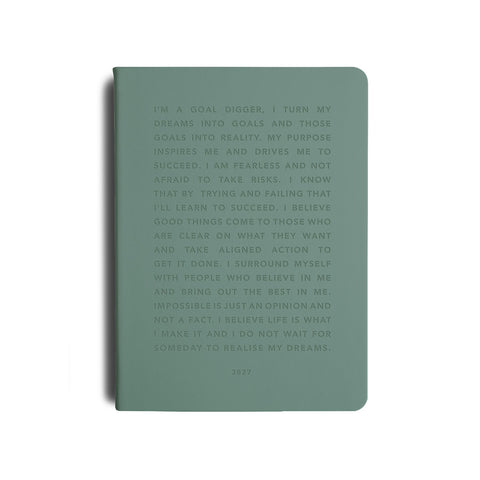 2027 "I Am Manifesto" Goal Digger Daily Diary B5