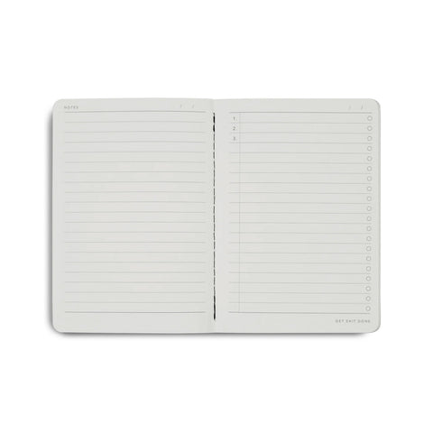 Get Shit Done Minimal Notebook A6