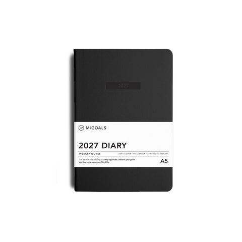 2027 Classic Weekly Notes Diary A5