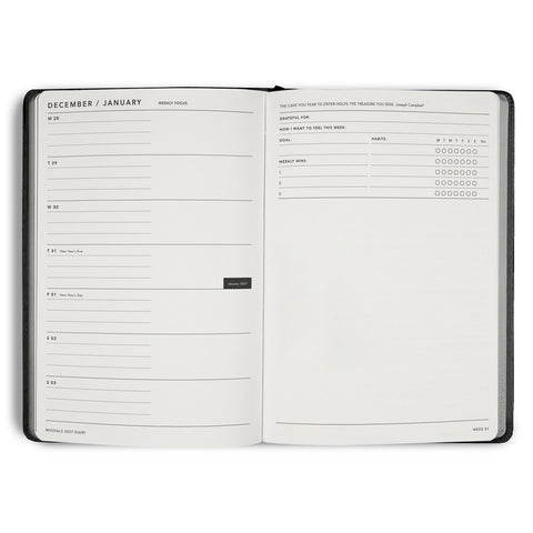 2027 Classic Weekly Notes Diary A5